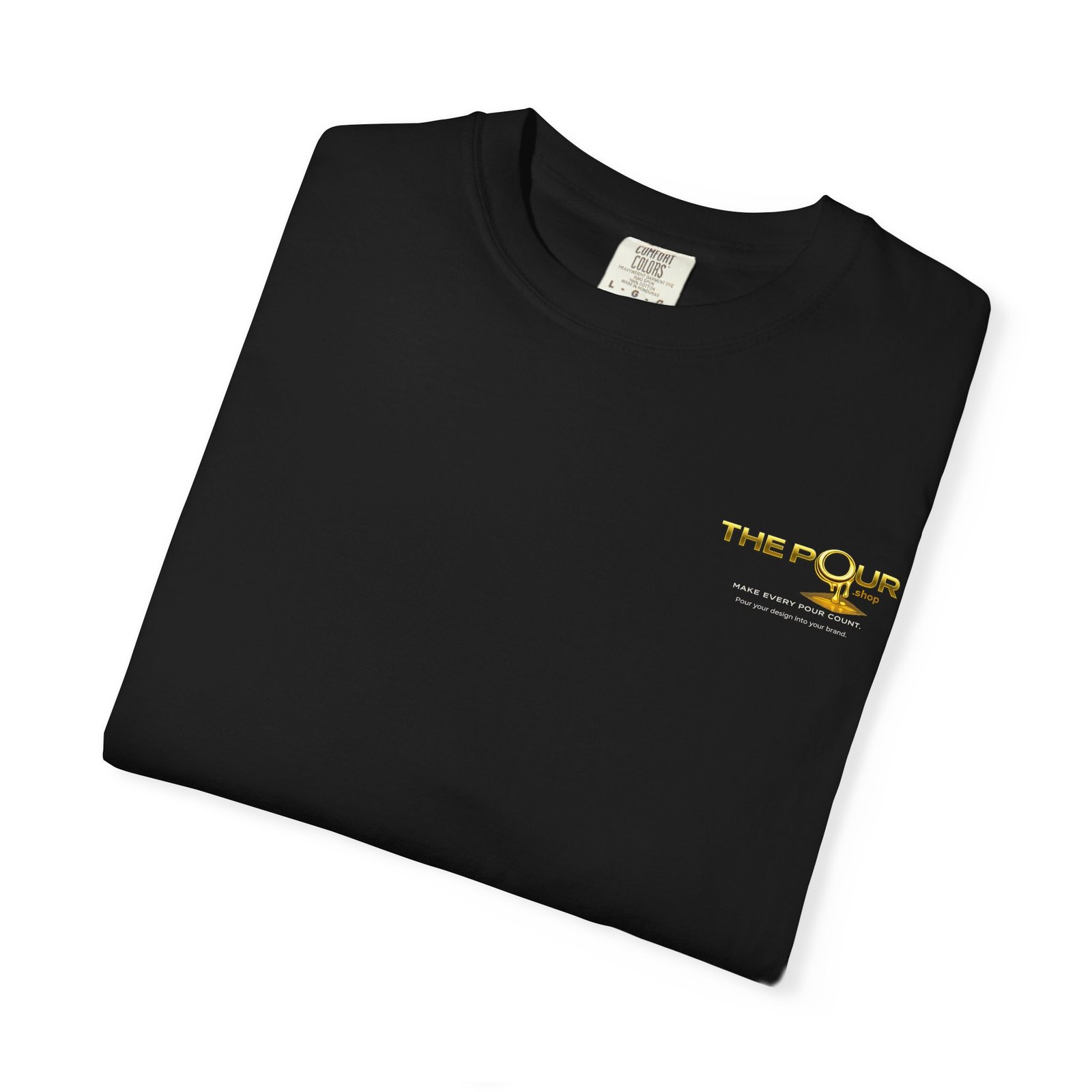 Pour-Your-Design-Into-Your-Brand-Interactive-QR-Staff-Tee – Get your brand online | ThePour.Shop - Image 4