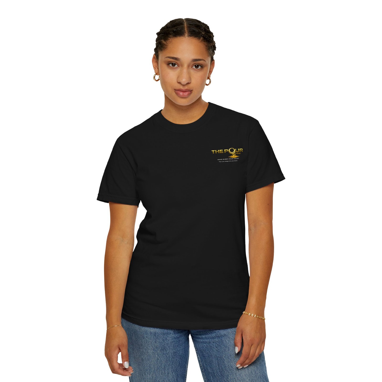 Pour-Your-Design-Into-Your-Brand-Interactive-QR-Staff-Tee – Get your brand online | ThePour.Shop - Image 7