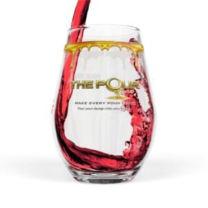 Pour-Your-Design-Into-Your-Brand-Stemless-Wine-Glass-Gold-Drip – Get your brand online | ThePour.Shop
