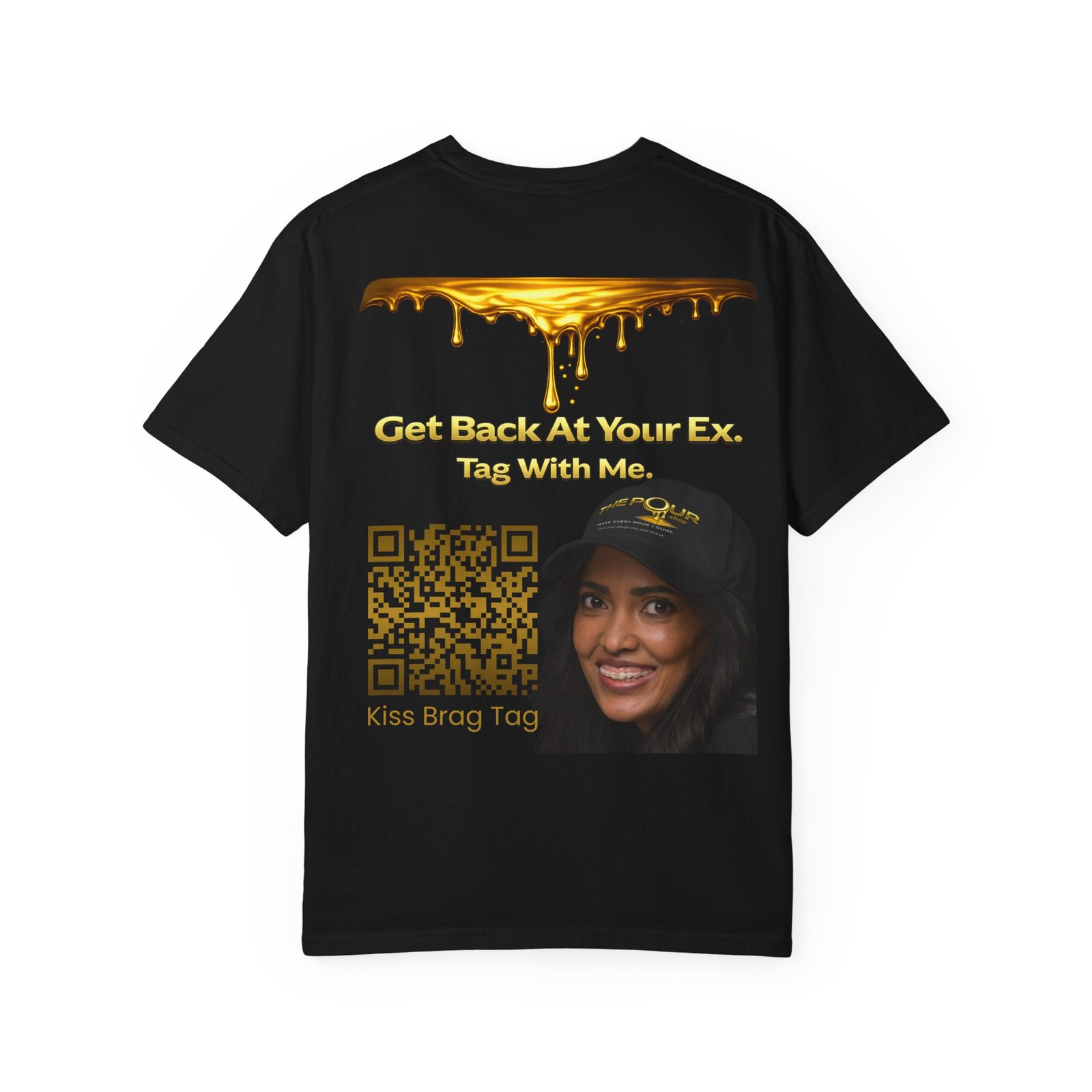 Pour-Your-Design-Into-Your-Brand-Interactive-QR-Staff-Tee – Get your brand online | ThePour.Shop - Image 3