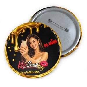 Pour-Your-Design-Into-Your-Brand-Selfie-Girl-Pin-Button – Get your brand online | ThePour.Shop