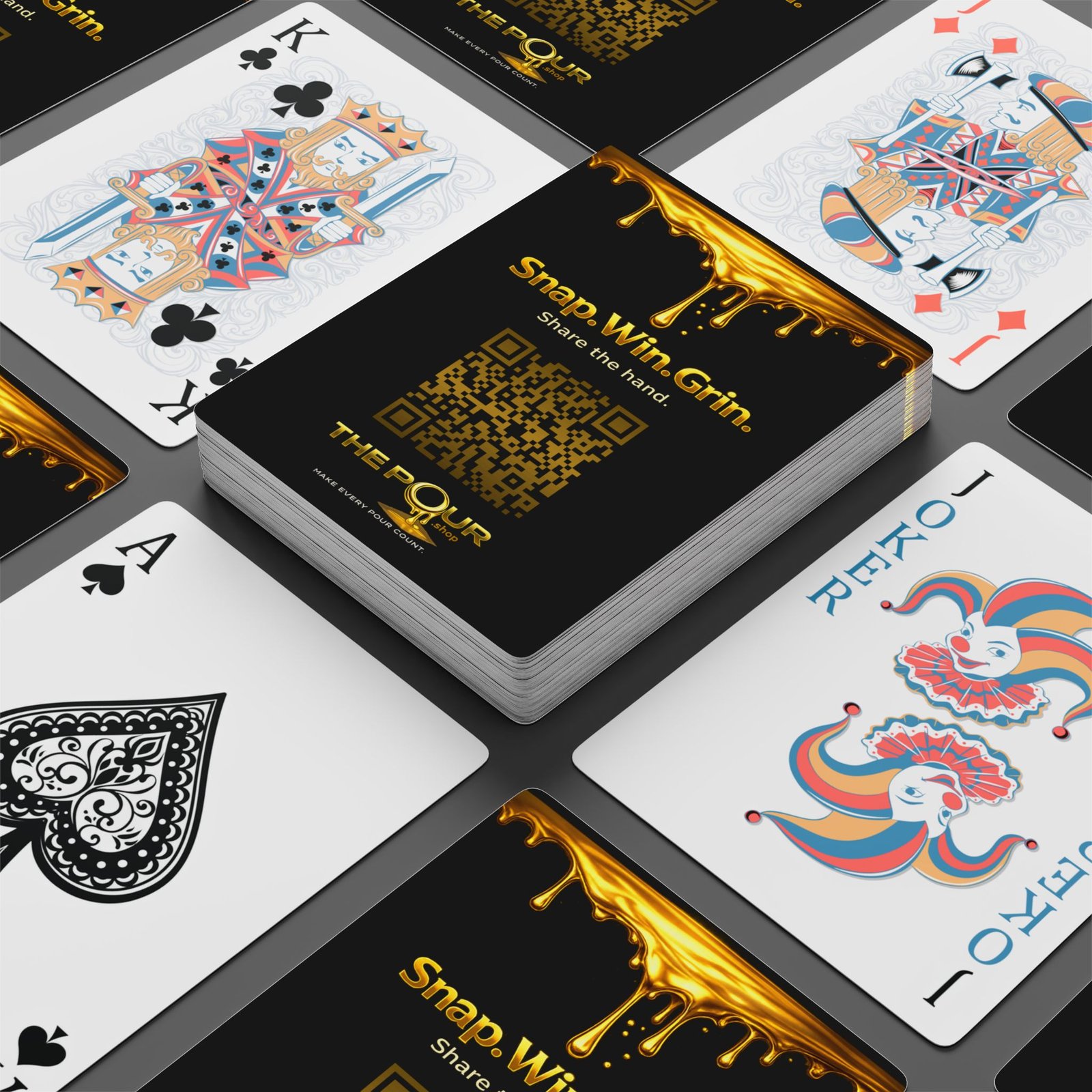 Snap-Win-Grin-Poker-Deck – Get your brand online | ThePour.Shop - Image 2