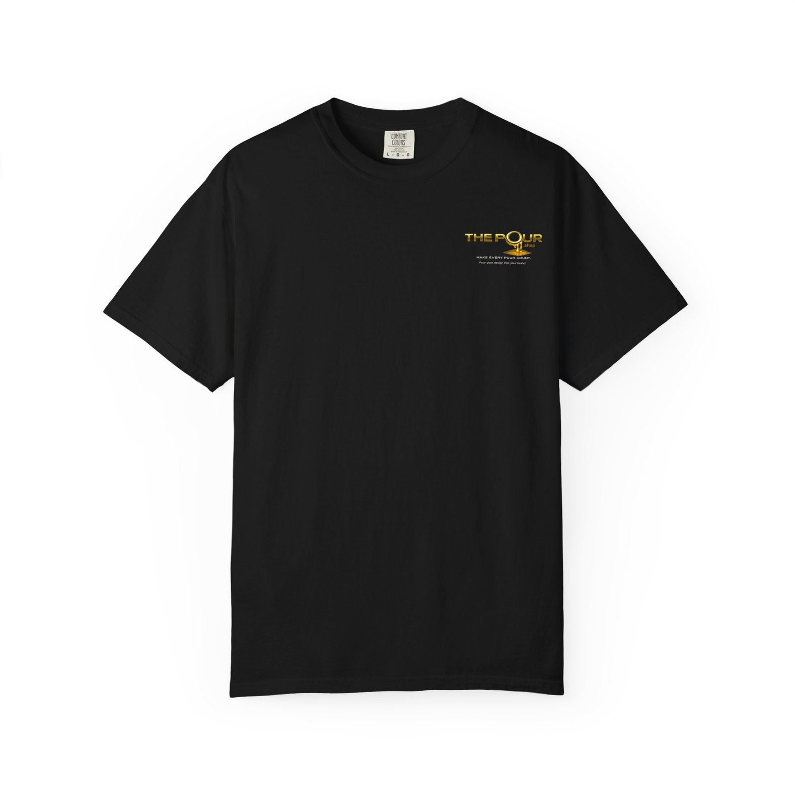 Pour-Your-Design-Into-Your-Brand-Interactive-QR-Staff-Tee – Get your brand online | ThePour.Shop - Image 2
